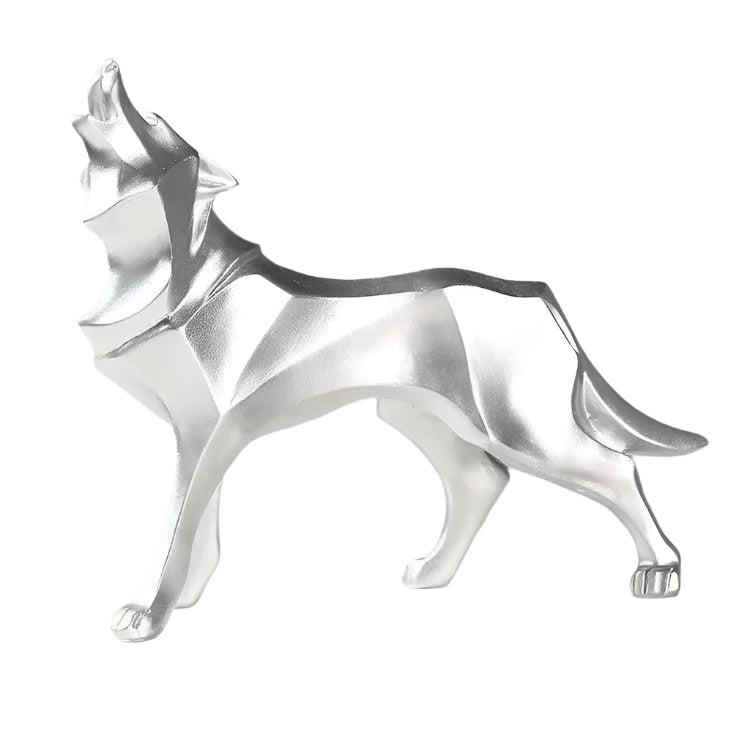 LupoForm | Geometryczny Pomnik Wilka z Ostro Kątem Designu do Nowoczesnych Wnętrz