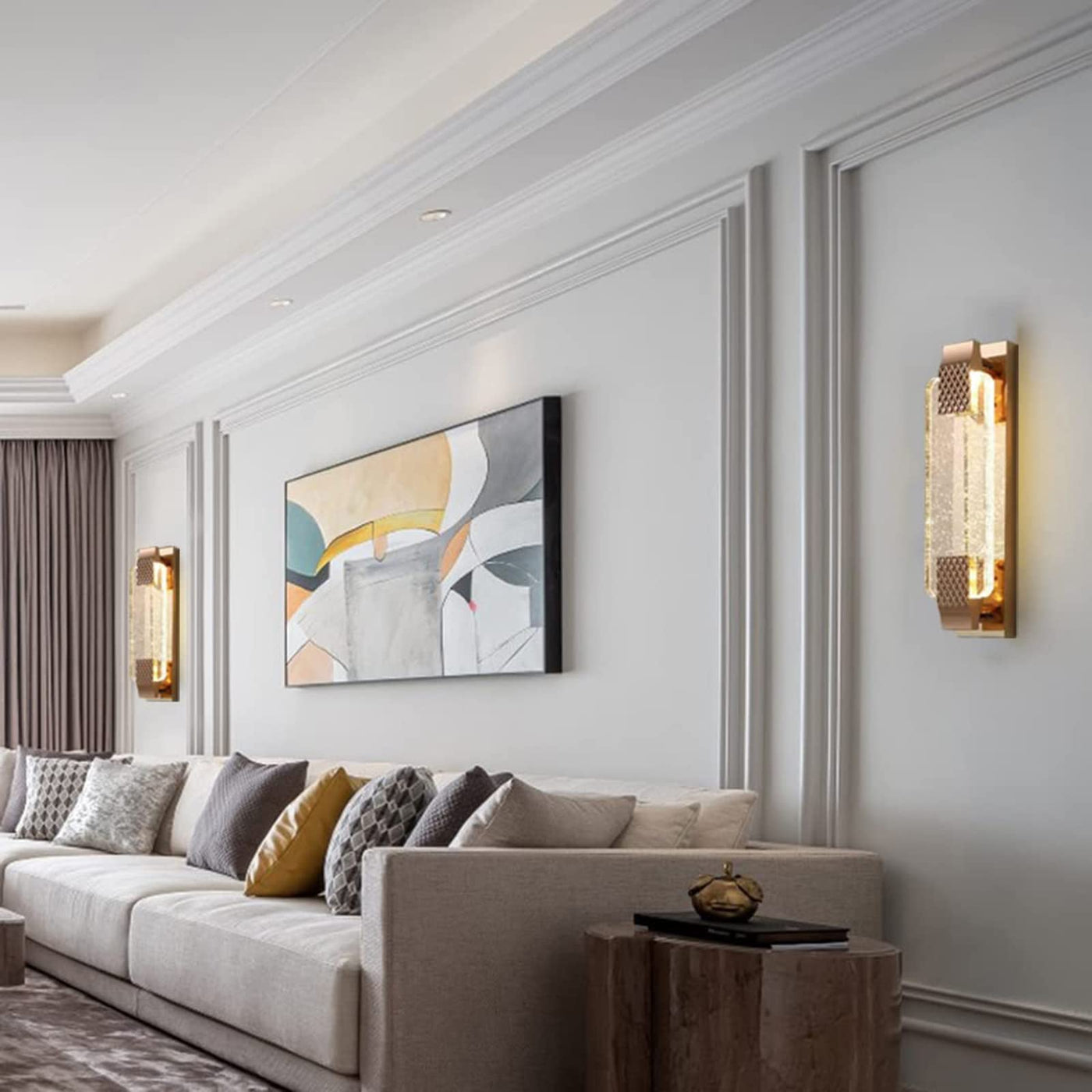 LuxeLine | Lampa Ścienna Kryształowa Dimmable