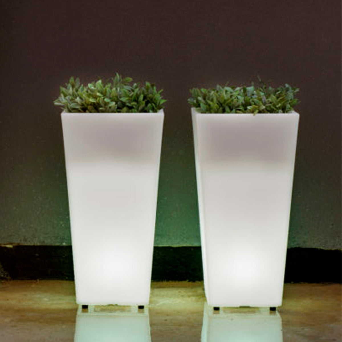 Donica Podświetlana Linoa | Nowoczesne Geometryczne Oświetlenie Ogrodowe