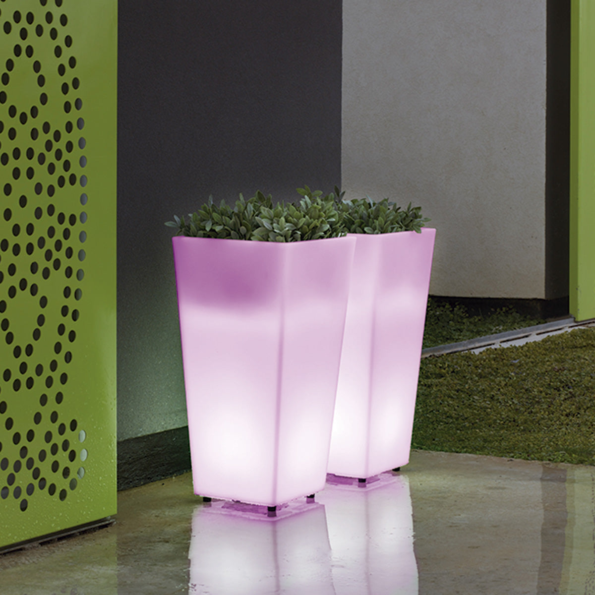 Donica Podświetlana Linoa | Nowoczesne Geometryczne Oświetlenie Ogrodowe