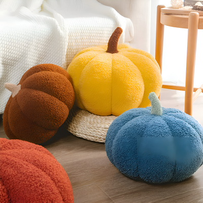 Poduszka Dynia | Pluszowa Poduszka Teksturowana Dynia