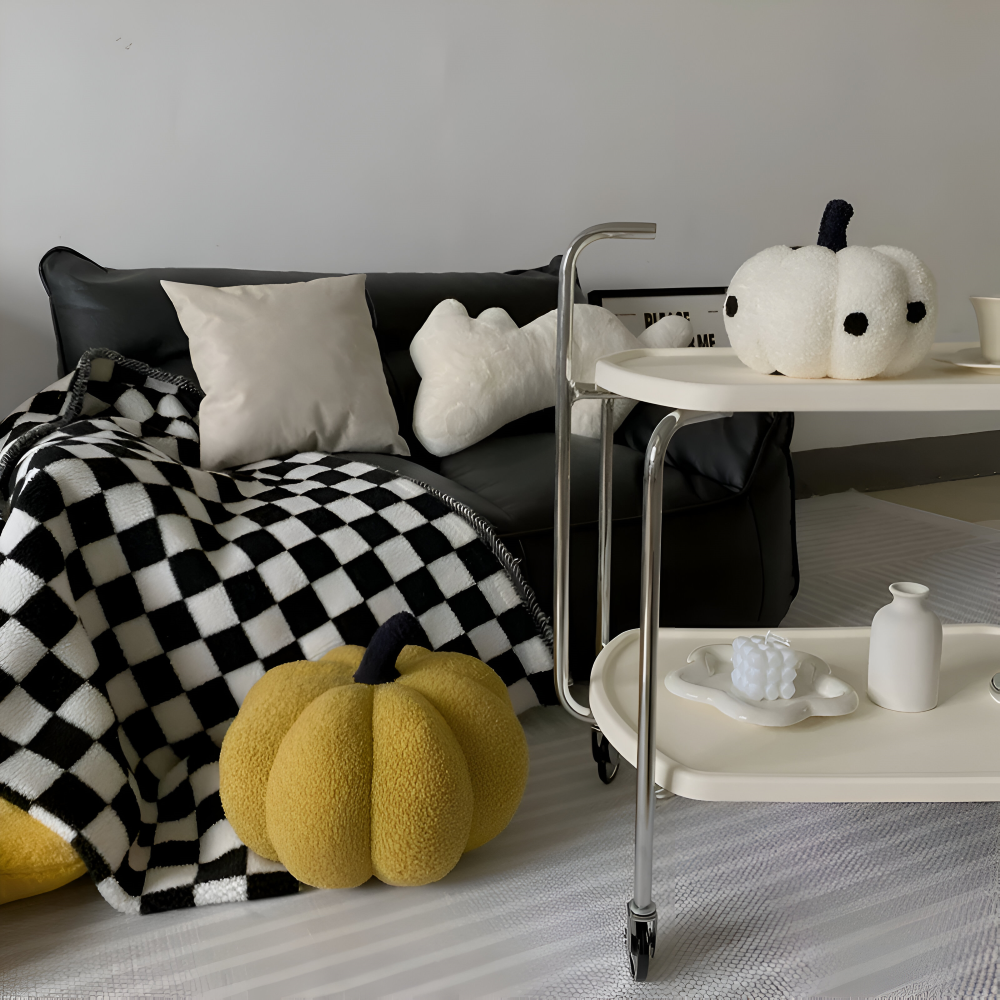 Poduszka Dynia | Pluszowa Poduszka Teksturowana Dynia