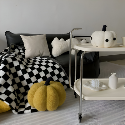 Poduszka Dynia | Pluszowa Poduszka Teksturowana Dynia