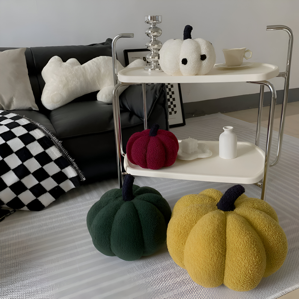 Poduszka Dynia | Pluszowa Poduszka Teksturowana Dynia