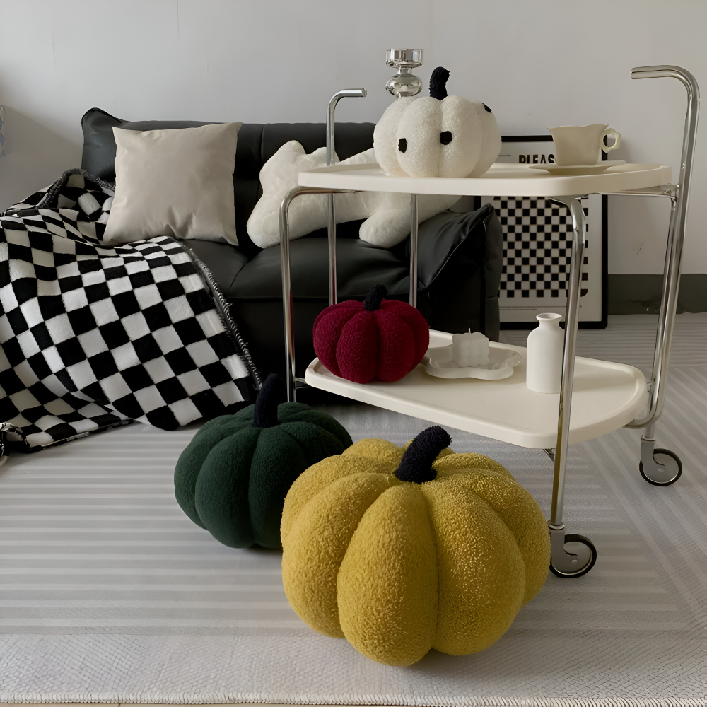 Poduszka Dynia | Pluszowa Poduszka Teksturowana Dynia