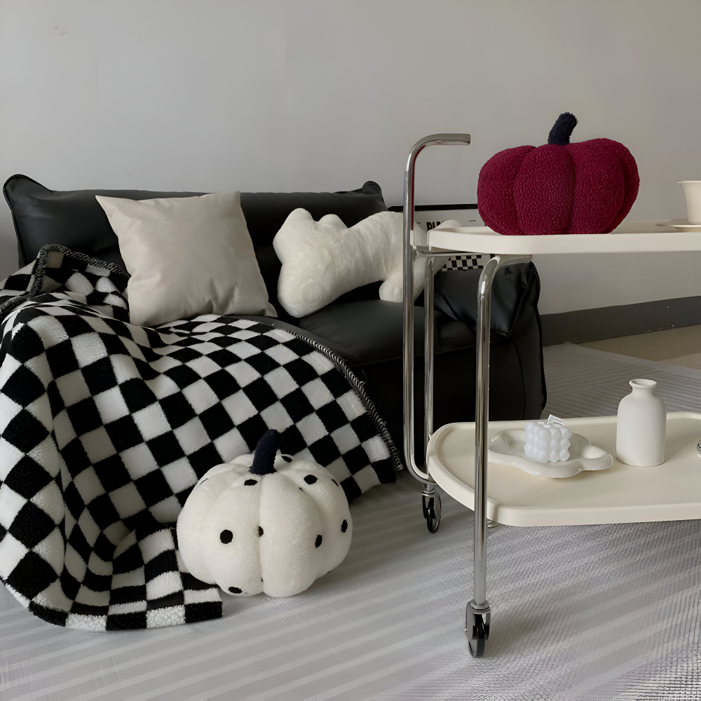 Poduszka Dynia | Pluszowa Poduszka Teksturowana Dynia