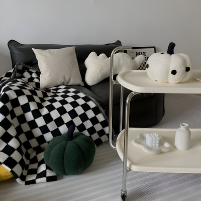 Poduszka Dynia | Pluszowa Poduszka Teksturowana Dynia