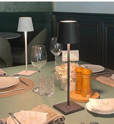 Lurka | Bezprzewodowa Ładowalna Lampa Stołowa Led Do Salonu I Sypialni