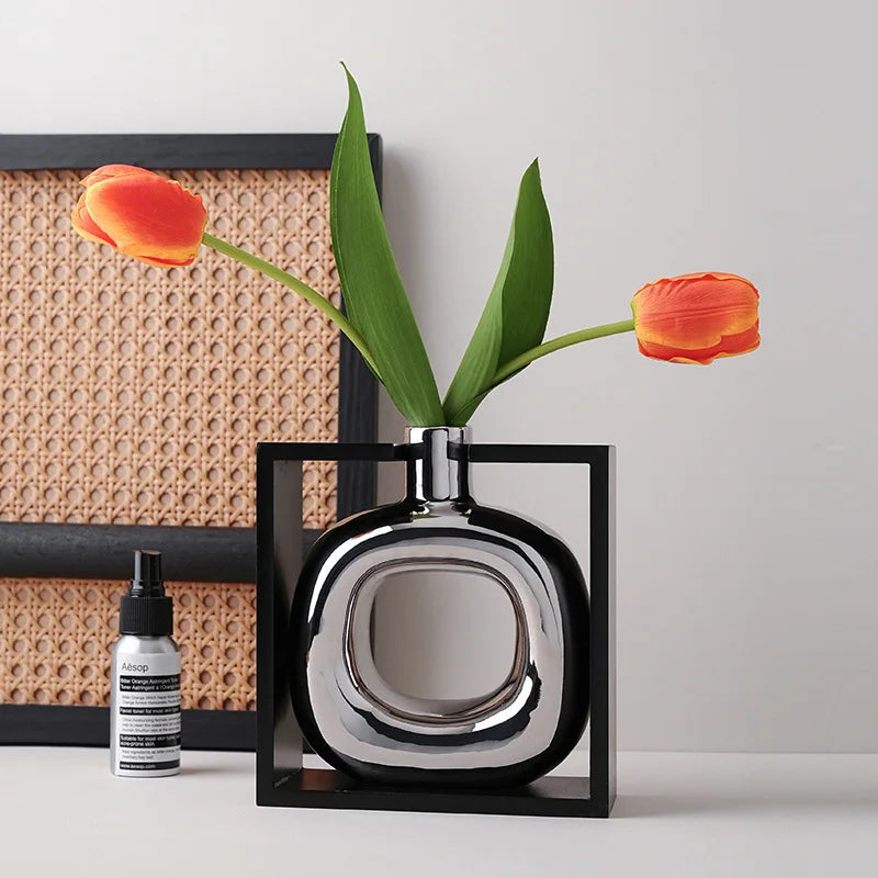 Silvara | Wazon Srebrny z Wycięciem