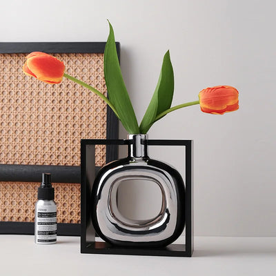 Silvara | Wazon Srebrny z Wycięciem