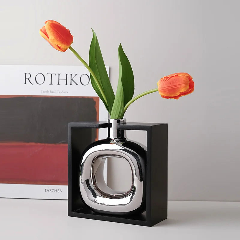 Silvara | Wazon Srebrny z Wycięciem