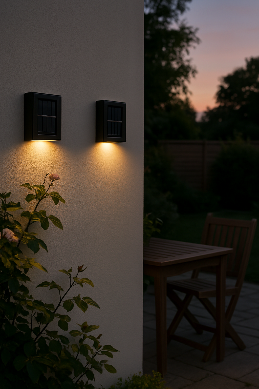 Yandir Luksusowe Bezprzewodowe Lampy Ścienne LED Solar | Elegancki Design