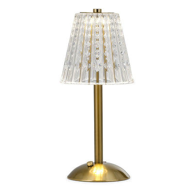 Castel LED Bezprzewodowa Lampa Stołowa | Mosiądz