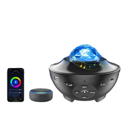 Starsky | Projektor Galaktyczny 2.0 Z WiFi – Magiczne Oświetlenie Gwiaździstego Nieba Do Pokoju