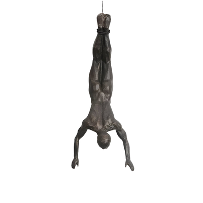 Zestaw Kreatywnej Sztuki Ściennej | Dekoracyjny Ornament Wspinającego Się Mężczyzny Dla Unikalnej Estetyki Życia