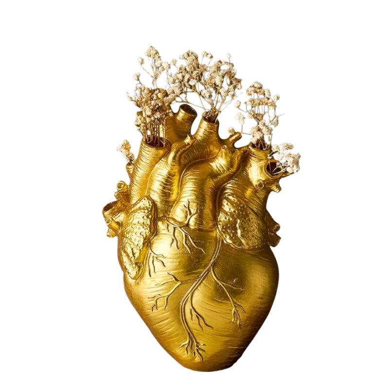 HeartBloom | Wazon Z Bambusa W Kształcie Serca – Ekologiczna Dekoracja