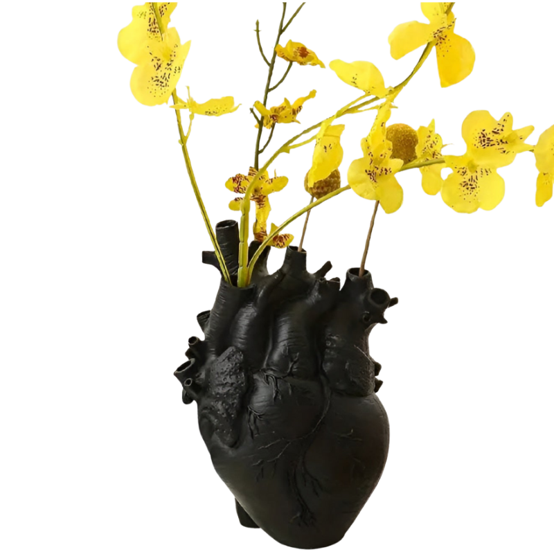 HeartBloom | Wazon Z Bambusa W Kształcie Serca – Ekologiczna Dekoracja