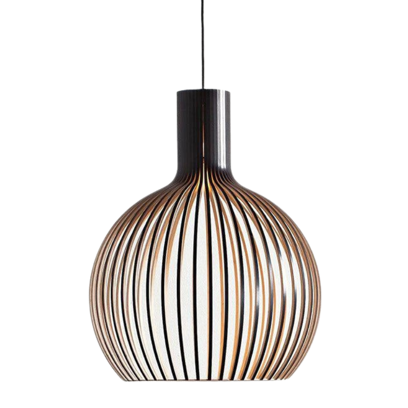 Drewniana Lampa Wisząca | Ręcznie Robione Nowoczesne Oświetlenie z Drewna