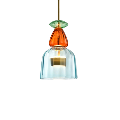 Lampa Wisząca Aura Z Kolorowym Szkłem | Nowoczesna I Energooszczędna Do Każdego Pomieszczenia