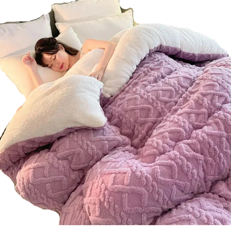 SnugHaven | Elegancka Kołdra Zimowa Z Mikrofleece Dla Maksymalnego Ciepła