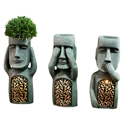 Sensorik Trio | Inteligentne Solarne Ozdoby Ogrodowe Z Czujnikiem Ruchu