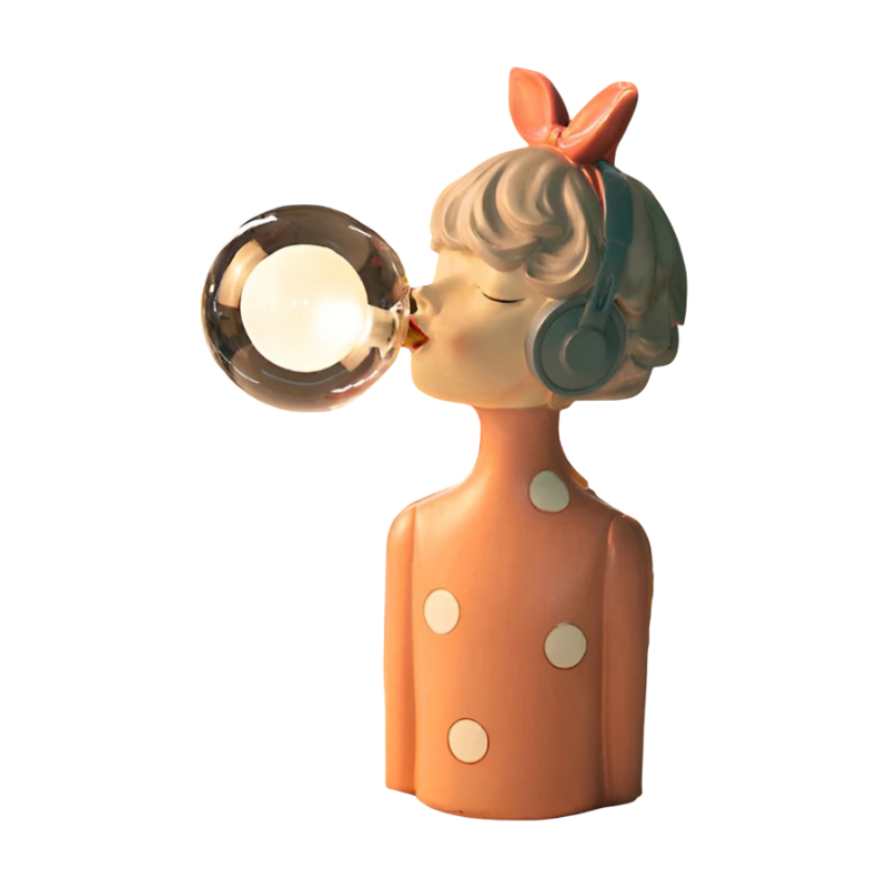 BubbleFairies | Urocza Lampa Stołowa Z Figurkami Rysunkowych Dziewczynek