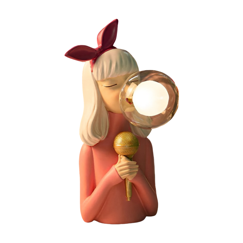 BubbleFairies | Urocza Lampa Stołowa Z Figurkami Rysunkowych Dziewczynek