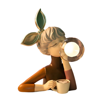 BubbleFairies | Urocza Lampa Stołowa Z Figurkami Rysunkowych Dziewczynek