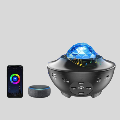 Starsky | Projektor Galaktyczny 2.0 Z WiFi – Magiczne Oświetlenie Gwiaździstego Nieba Do Pokoju