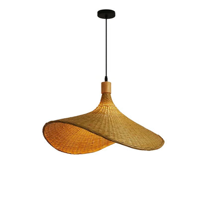 LuxeGlow | Lampa Wisząca Z Rattanu Do Jadalni