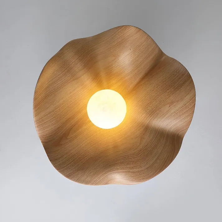 ZenBloom | Unikalna Lampa Sufitowa z Naturalnych Materiałów