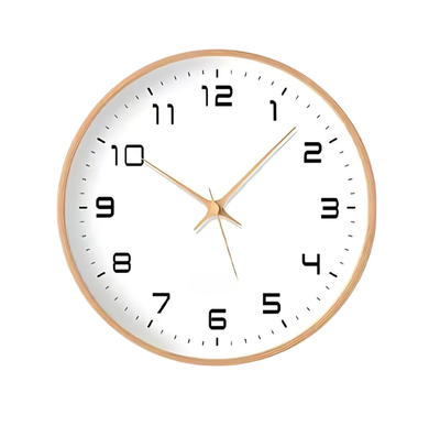 Woodland | Stylowe Drewniane Zegar z Cichym Kwarcem do Użytku Wewnętrznego