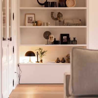 Lampa stołowa Braga | Czarna