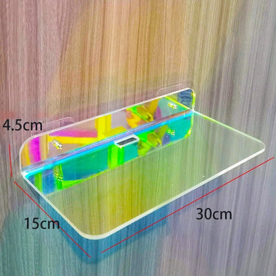 Vestin Pływająca Akrylowa Półka Ścienna | Do Łazienki