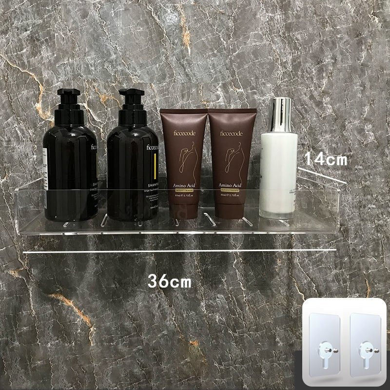 Vestin Pływająca Akrylowa Półka Ścienna | Do Łazienki