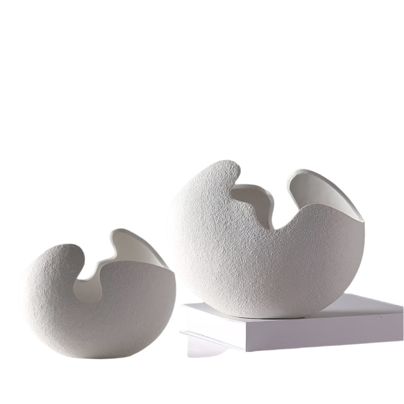 Dekoracyjna Misa Ceramiczna Vaza Glovia | Rzeźbiarski Wazon do Wnętrz