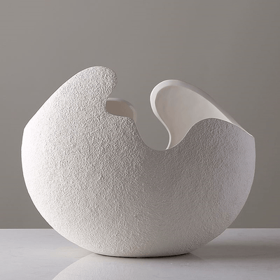 Dekoracyjna Misa Ceramiczna Vaza Glovia | Rzeźbiarski Wazon do Wnętrz