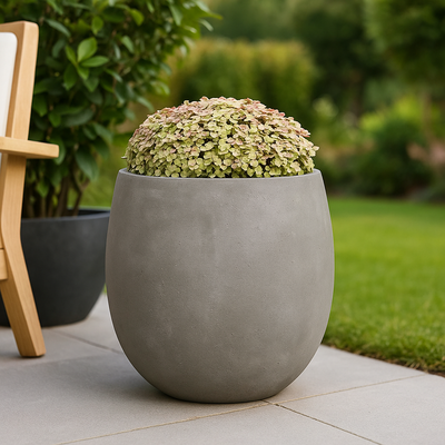 Donica Betonowa High | Lekka Doniczka Ogrodowa Z Nowoczesnego Materiału GFK