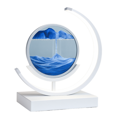 Lampa Z Piaskowym Krajobrazem | Dekoracyjna Lampa Led Ruchoma Sztuka