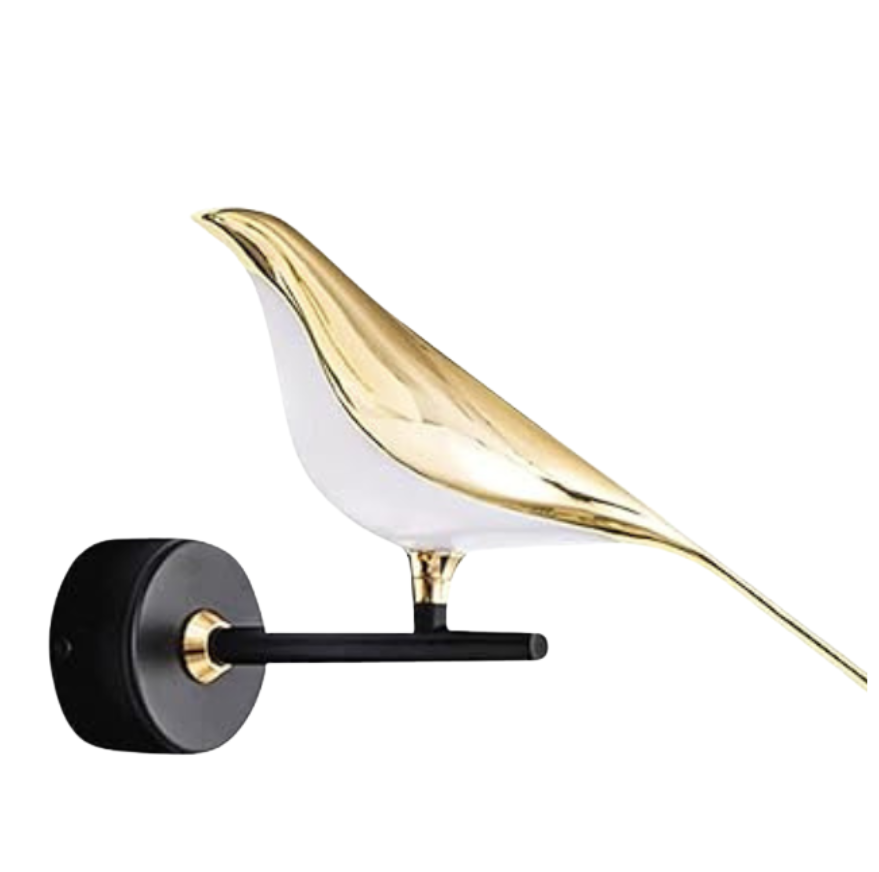 Bordik | Nowoczesna Lampa Ścienna Bird Do Salonu i Przedpokoju